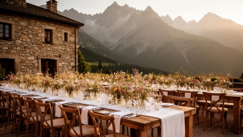 Célébrez votre mariage de rêve au Domaine Lapédagne dans les Pyrénées : un cadre naturel exceptionnel pour votre cérémonie laïque